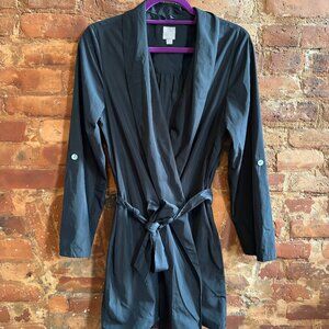 J. Jill Lightweight Parka Jacket Tie in Front